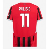 AC Milan Christian Pulisic #11 Hjemmedrakt 2024-25 Kortermet